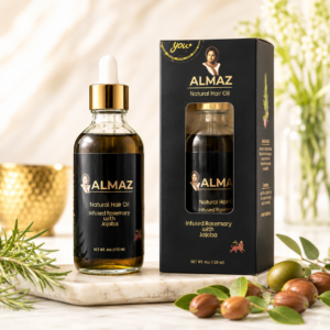 ALMAZ Rosemary Hair Oil with Jojoba – 4 fl oz